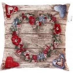 Подушка Wooden 45x45 см разноцветный Прованс