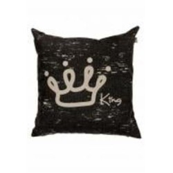 Подушка декоративная King Black 45x45 см Прованс