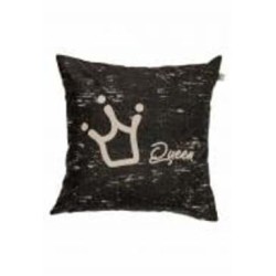 Подушка декоративная Queen Black 45x45 см Прованс