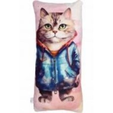 Подушка декоративная Кот Жора 40x100 см разноцветный La Nuit