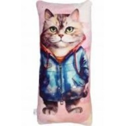 Подушка декоративная Кот Жора 40x100 см разноцветный La Nuit