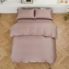 Комплект постельного белья Solid 2 однотонный бежевый La Nuit