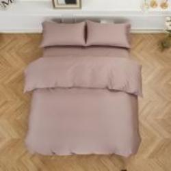 Комплект постельного белья Solid 2 однотонный бежевый La Nuit