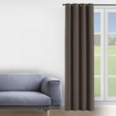 Штора-блэкаут FUSION DIMOUT 150х268 серо-коричневый Decora textile