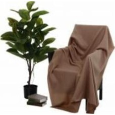 Плед флисовый 125x150 см коричневый UP! (Underprice)