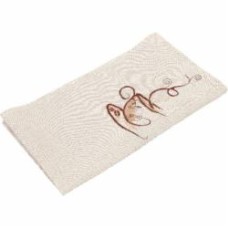 Дорожка Кофе 398-21/08 140x40 см белый с рисунком Эдельвика
