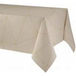 Скатерть Stone Beige 150x150 см бежевый Atenas Home