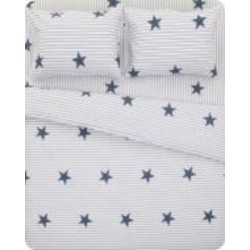 Комплект постельного белья Star Strip 2 белый с серым UP! (Underprice)