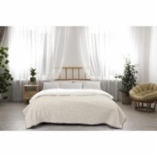 Плед Double Bonded Sherpa 200x220 см айвори La Nuit