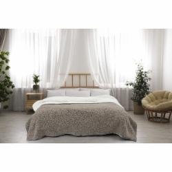Плед Double Bonded Sherpa 200x220 см тауп La Nuit