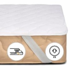 Наматрасник MirSon Стандарт Natural Line Wollen 956 обычный с резинкой по углам 26х80x160 см 2200000834522