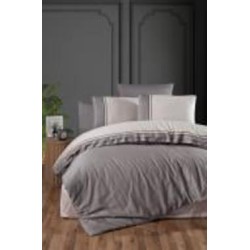 Комплект постельного белья Exclusive Groovy Silver 2 серый La Nuit