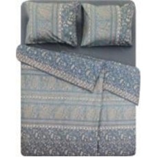 Комплект постельного белья Brenta G1 сімейний синий Grandfoulard