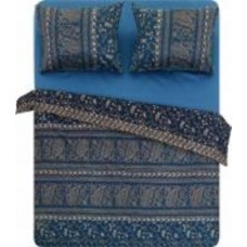 Комплект постельного белья Brenta B1 двуспальный синий Grandfoulard