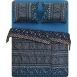 Комплект постельного белья Brenta B1 сімейний синий Grandfoulard