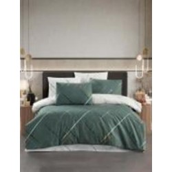 Комплект постельного белья Reflection 2 dark green зеленый Begenal