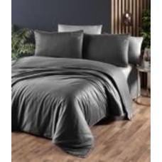 Комплект постельного белья Exclusive Timeless Anthracite 2 серый La Nuit