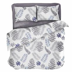 Комплект постельного белья GREY LEAVES семейный разноцветный UP! (Underprice)
