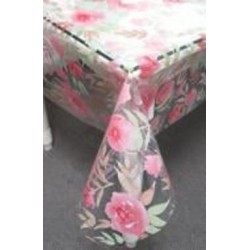Скатерть ET0279-2 135x200 см прозрачный с рисунком Даріана