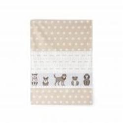 Полотенце кухонное Dogs 50x70 см Zwoltex бежевый