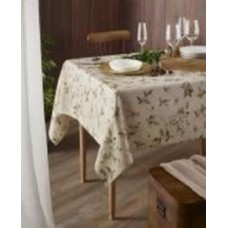 Скатерть Viscum 150x150 см бежевый с рисунком Atenas Home