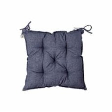 Подушка на стул Oliva синяя 40x40 La Nuit