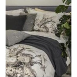 Комплект постельного белья Floral Sense семейный белый с рисунком Decoflux