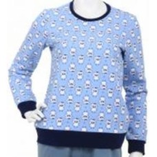 Свитшот Flis clothes Сова р.M голубой