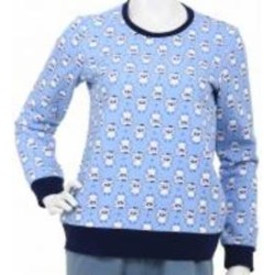 Свитшот Flis clothes Сова р.M голубой