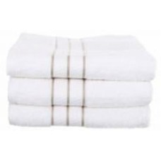 Полотенце Elegance 50x90 см белый/коричневый Bumbacel