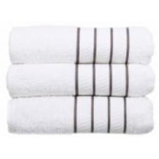 Полотенце Elegance 70x135 см белый/серый Bumbacel
