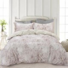 Комплект постельного белья Peony 1,5 бежевый с принтом La Nuit