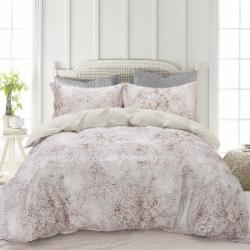Комплект постельного белья Peony 1,5 бежевый с принтом La Nuit