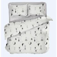 Комплект постельного белья ELEGANT CATS семейный Luna