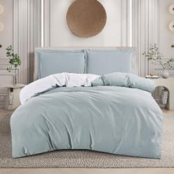 Комплект постельного белья Cotton Brushed 1.5 зеленый La Nuit