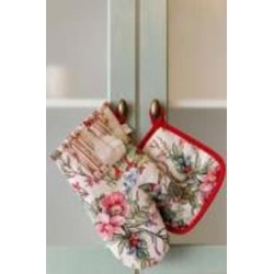 Прихватка Гуси 20x20 см белый с рисунком Прованс Прихватка Гуси 20x20 см белый с рисунком Прованс