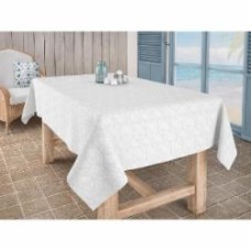 Скатерть Manno Blanco 140x220 см белый Aitana