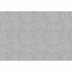 Скатерть Lace Glitter TC301-003-R1160-1 137x100 см белый с серебряным Dariana