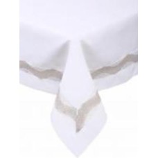 Скатерть водонепроницаемая Beste 120x160 см белый Daimon Home