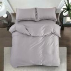 Комплект постельного белья Solid семейный серый La Nuit