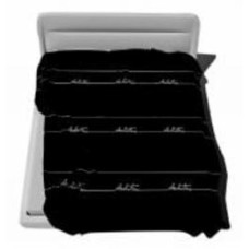 Плед АндреТан Список желаний черный 200x215 см черный SoundSleep