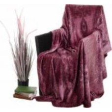 Плед Frannel Persis Ruby 200x220 см бордовый La Nuit