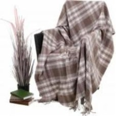 Плед Винтаж 140x200 см коричневый Lanavitta