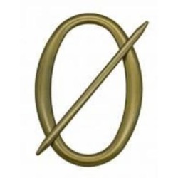 Декор Овал 180х125 мм антик темный D0001-6 MISLT