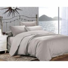 Комплект постельного белья Люкс евро серый Home Line