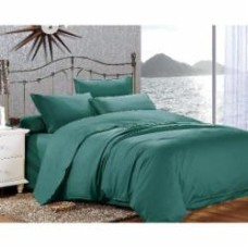 Комплект постельного белья Люкс семейный зеленый Home Line
