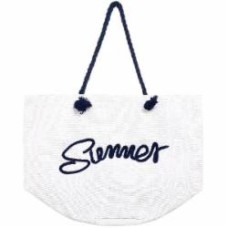 Сумка пляжная AVL Summer 35x53x20 белый с синим