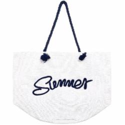 Сумка пляжная AVL Summer 35x53x20 белый с синим