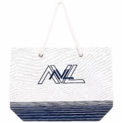 Сумка пляжная AVL Summer 35x45x14 бело-синий