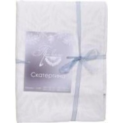 Скатерть Эльза 132x132 см белое серебро Прованс